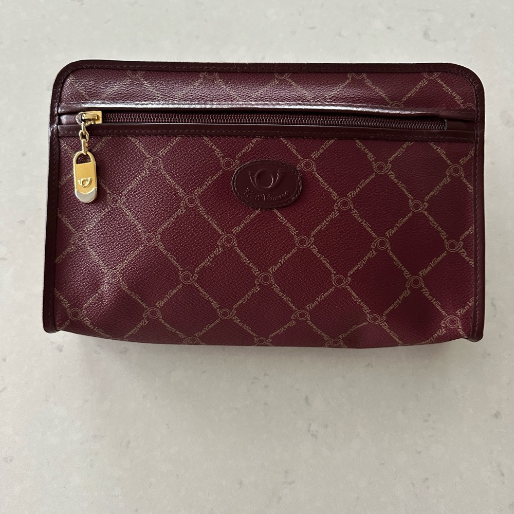 Flavi Vismano - Italian clutch or toiletry bag, vintage